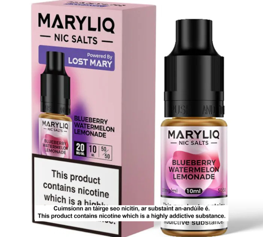 Lost Mary Maryliq Nic Salts - Blueberry Watermelon Lemonade - 10ml E-liquid