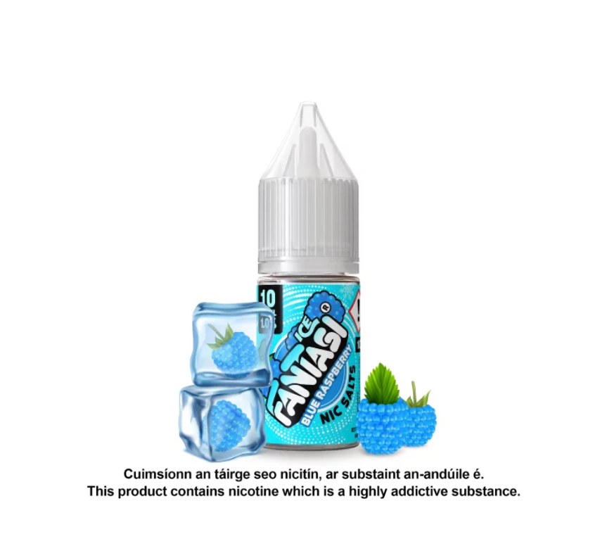 Blue Raspberry Ice – Fantasi Nic Salts E Liquid 10ml
