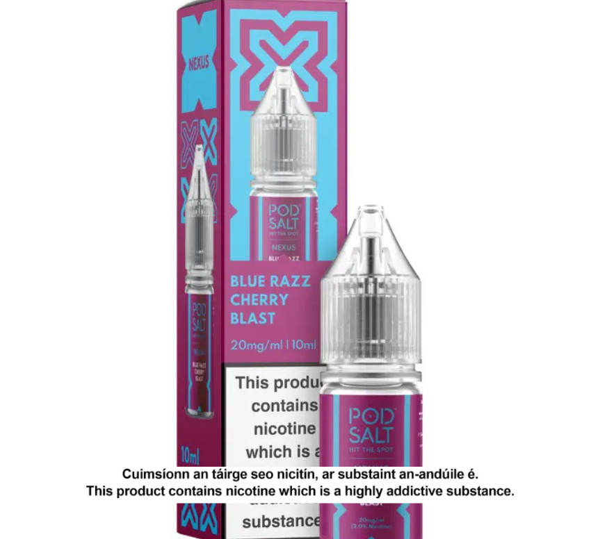 NEXUS BLUE RAZZ CHERRY BLAST 10ML NICOTINE SALT E-LIQUID