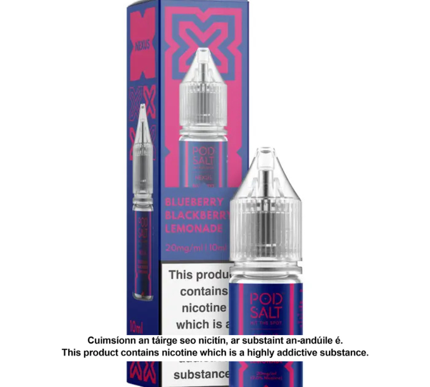 NEXUS BLUEBERRY BLACKBERRY LEMONADE 10ML NICOTINE SALT E-LIQUID