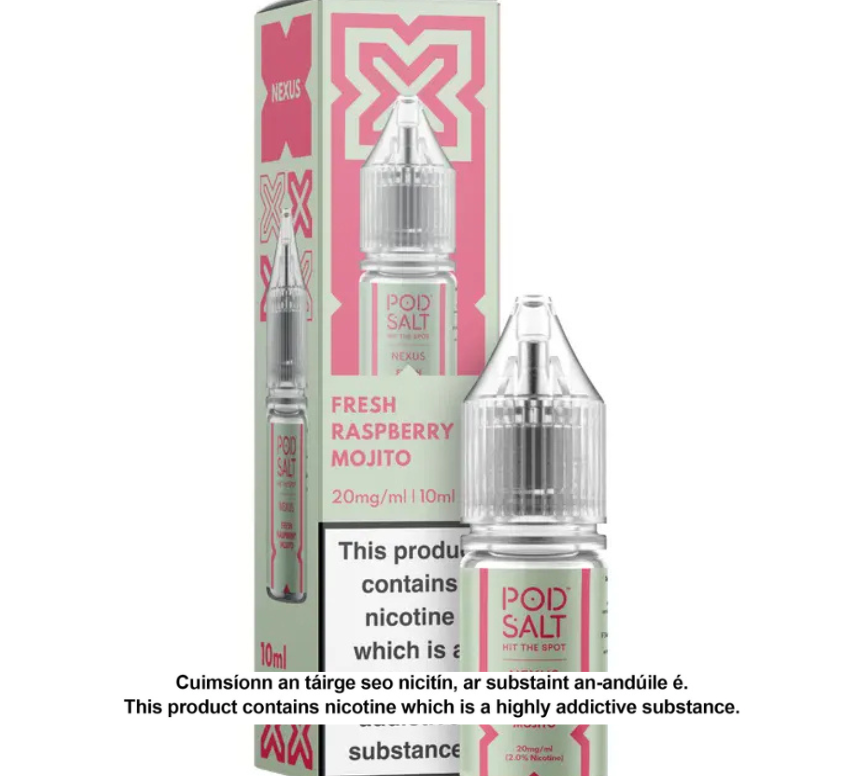 NEXUS FRESH RASPBERRY MOJITO 10ML NICOTINE SALT E-LIQUID
