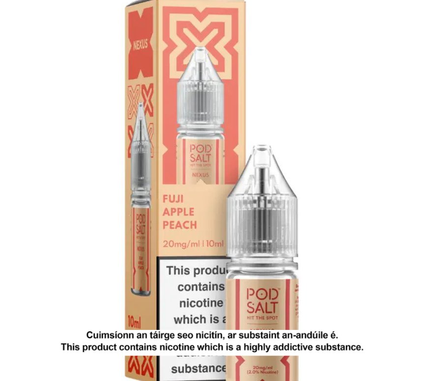 NEXUS FUJI APPLE PEACH 10ML NICOTINE SALT E-LIQUID
