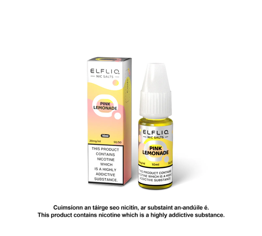 Elfliq Nic Salts - Pink Lemonade - 10ml E-liquid