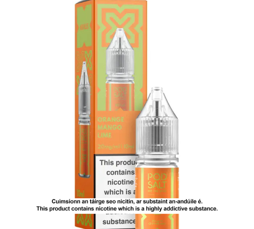 NEXUS ORANGE MANGO LIME 10ML NICOTINE SALT E-LIQUID