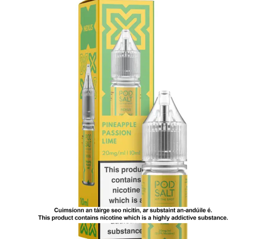NEXUS PINEAPPLE PASSION LIME 10ML NICOTINE SALT E-LIQUID