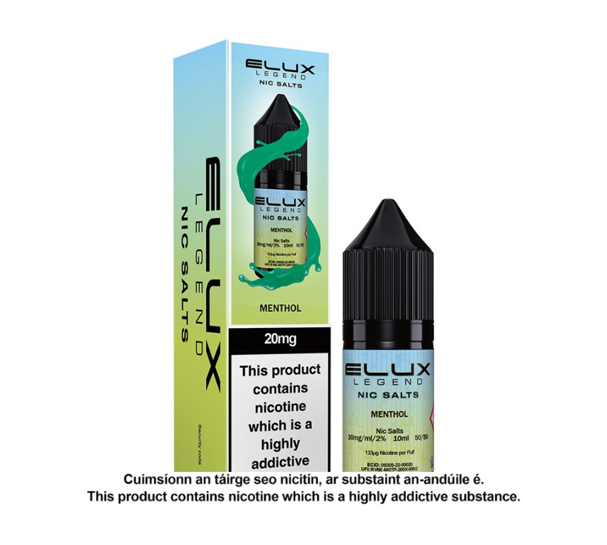 Elux Legend Menthol Nic Salt E-Liquid
