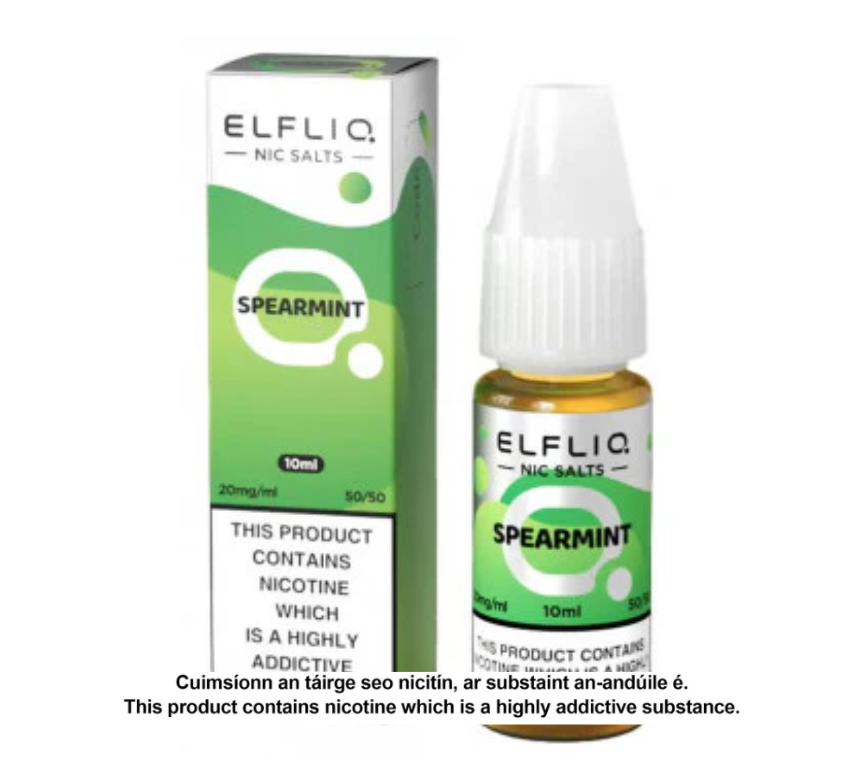 Elfliq Nic Salts - Spearmint - 10ml E-liquid