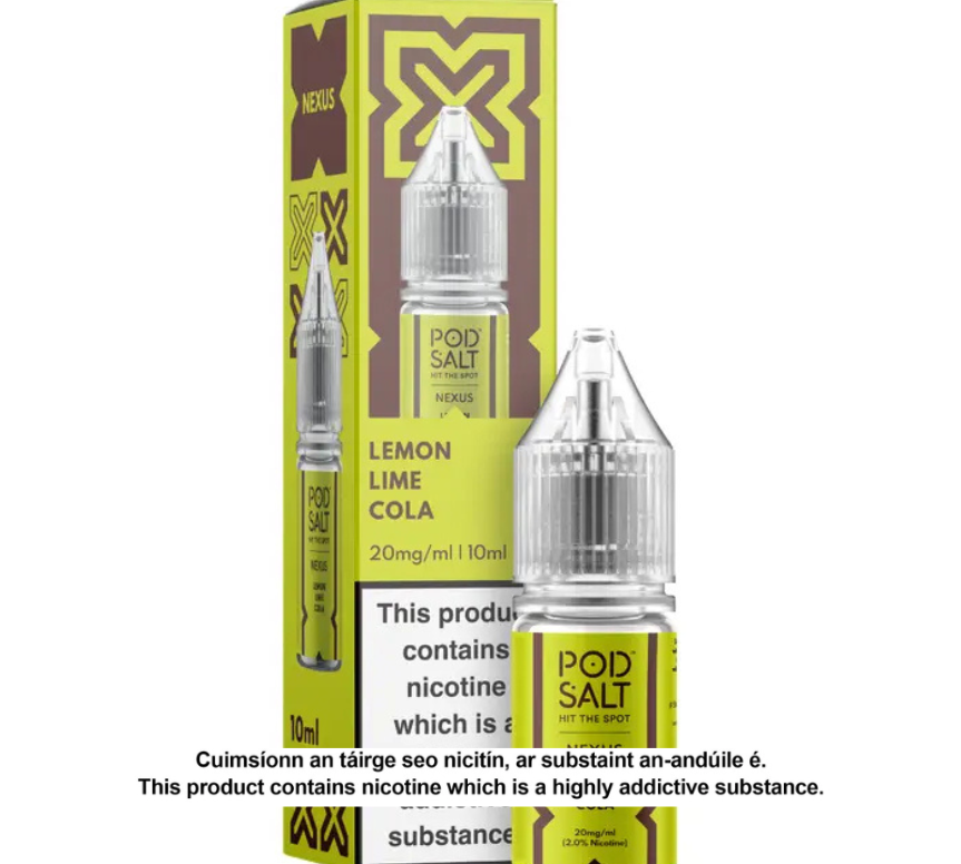 NEXUS LEMON LIME COLA 10ML NICOTINE SALT E-LIQUID