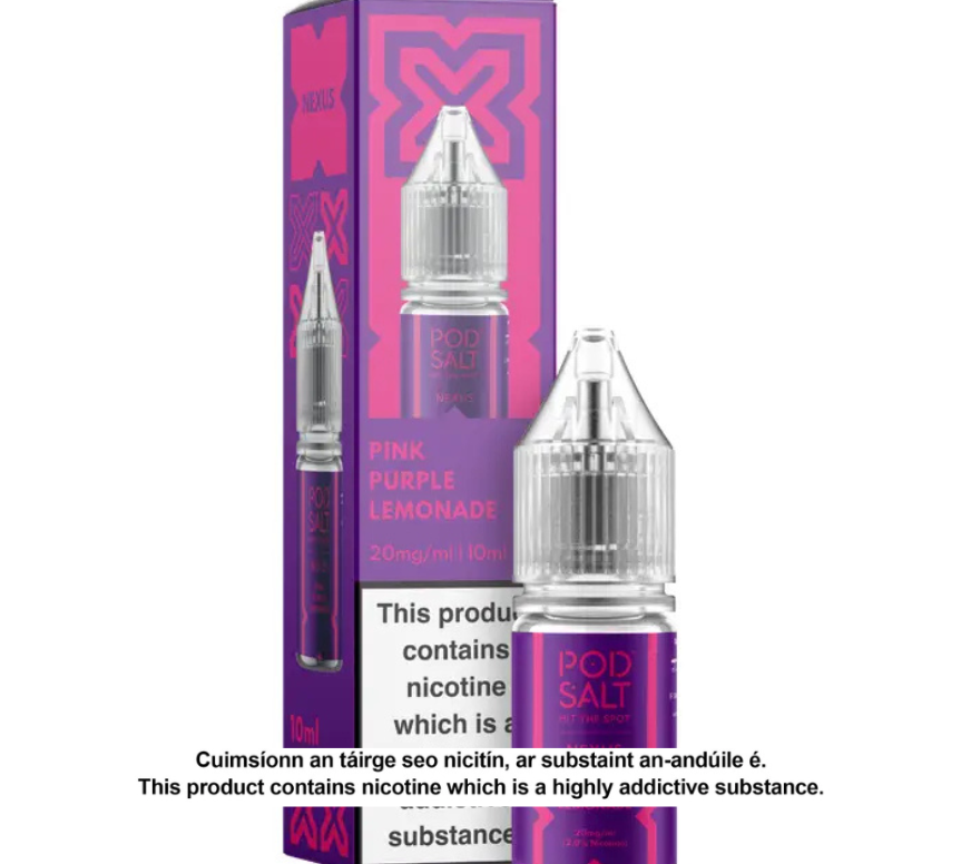 NEXUS PINK PURPLE LEMONADE 10ML NICOTINE SALT E-LIQUID