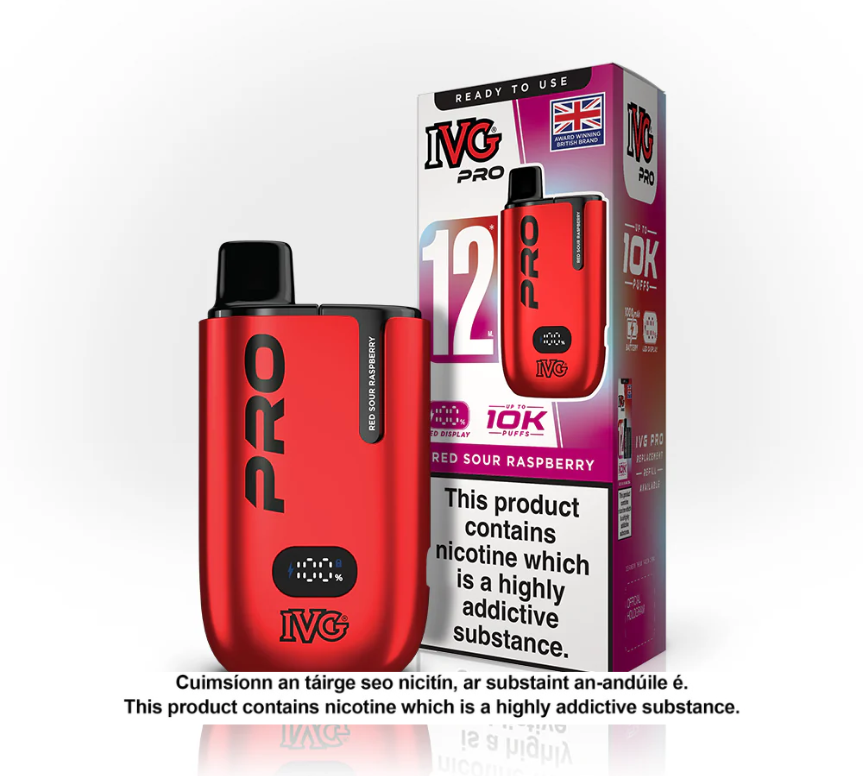 IVG Pro Red Sour Raspberry Kit