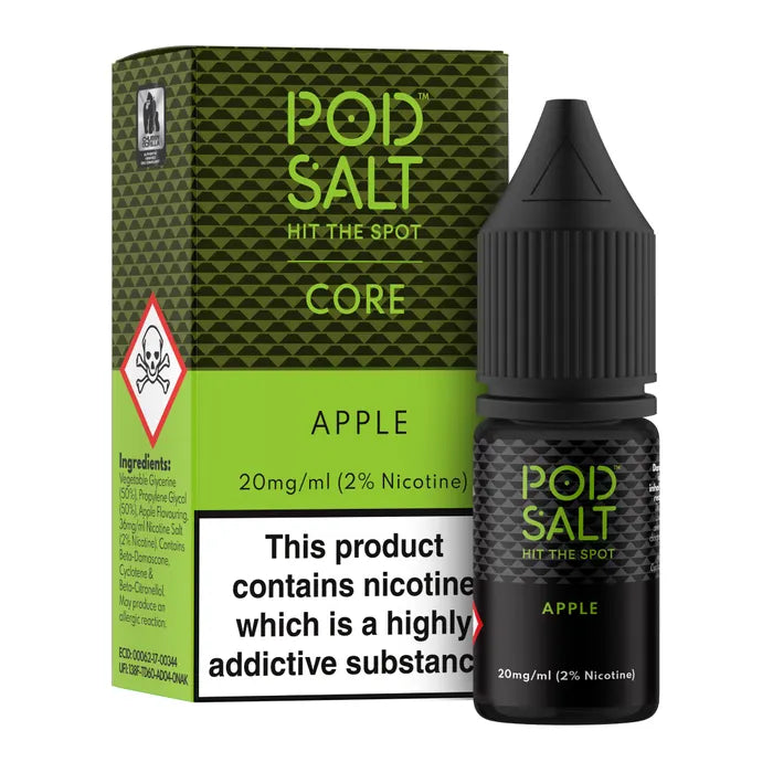 POD SALT APPLE 10ML NICOTINE SALT E-LIQUID