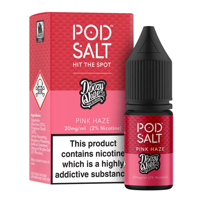 POD SALT PINK HAZE 10ML NICOTINE SALT E-LIQUID FUSION