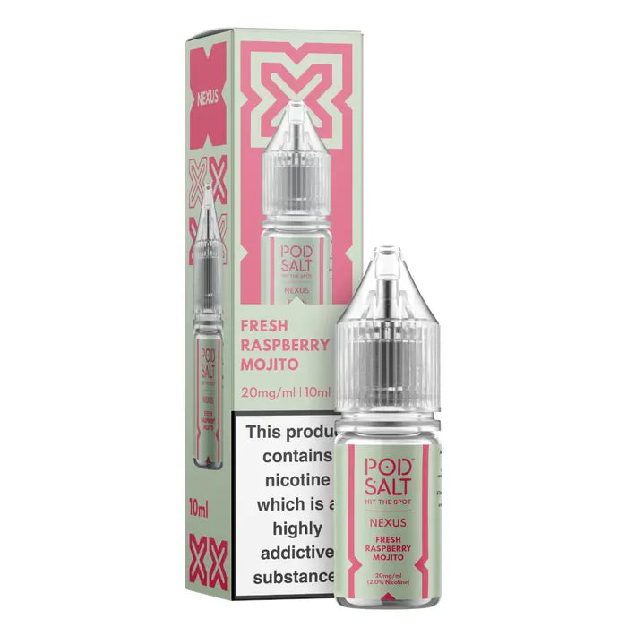 NEXUS FRESH RASPBERRY MOJITO 10ML NICOTINE SALT E-LIQUID