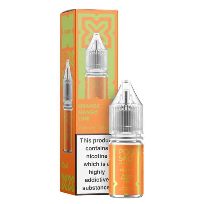 NEXUS ORANGE MANGO LIME 10ML NICOTINE SALT E-LIQUID