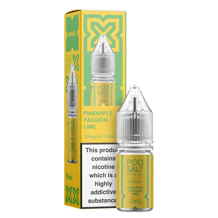 NEXUS PINEAPPLE PASSION LIME 10ML NICOTINE SALT E-LIQUID