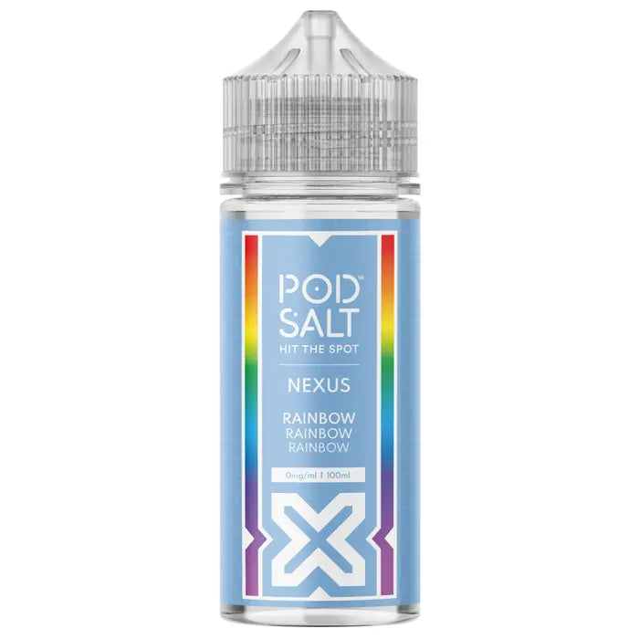 POD SALT NEXUS RAINBOW 100ML SHORTFILL E-LIQUID