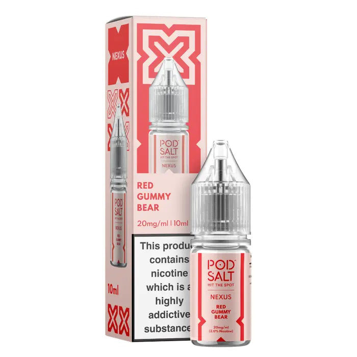 NEXUS RED GUMMY BEAR 10ML NICOTINE SALT E-LIQUID