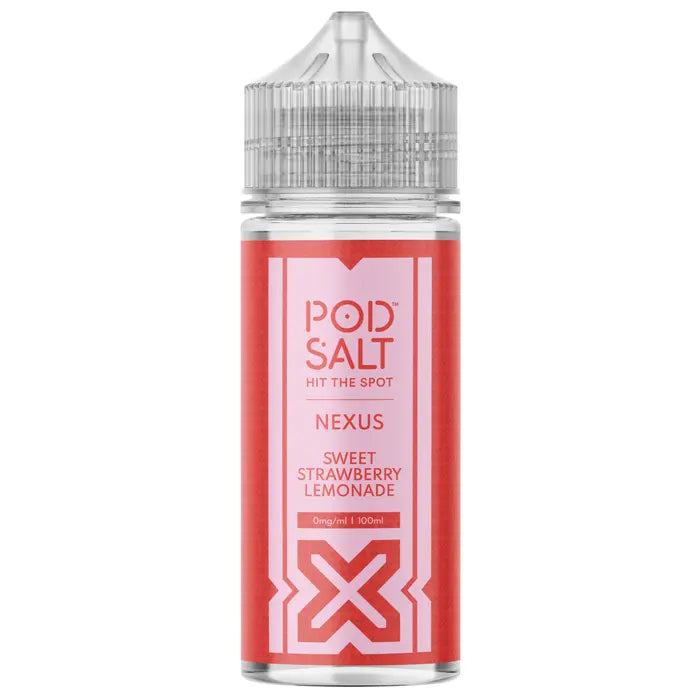 POD SALT NEXUS SWEET STRAWBERRY LEMONADE 100ML SHORTFILL E-LIQUID