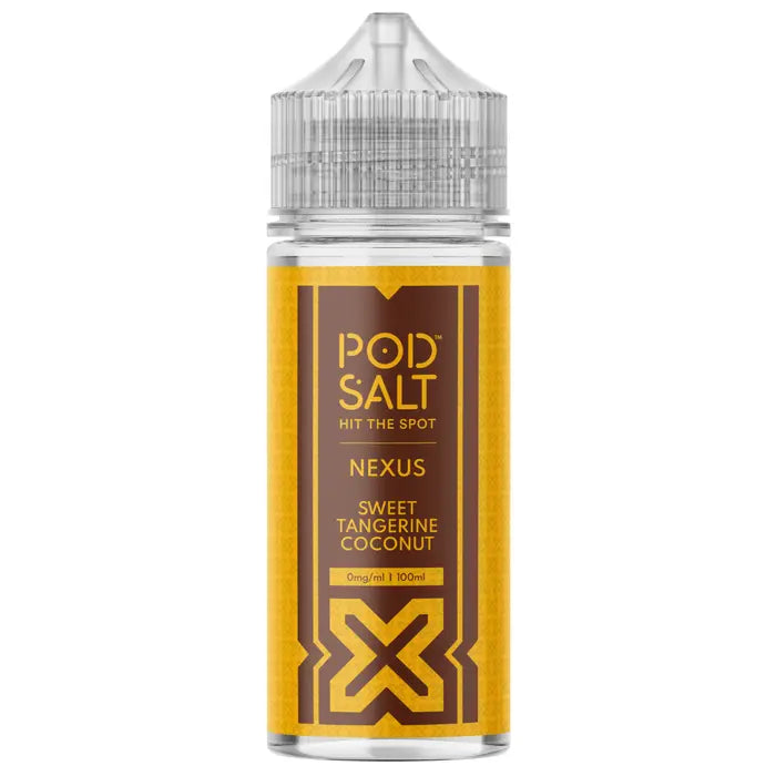 POD SALT NEXUS SWEET TANGERINE COCONUT (COCO SUN) 100ML SHORTFILL E-LIQUID